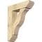 Ekena Millwork Funston Slat Rough Sawn Bracket w/ Offset Brace, Douglas Fir, 8"W x 28"D x 36"H BKT0806X28X36FST06RDF - alternate 1